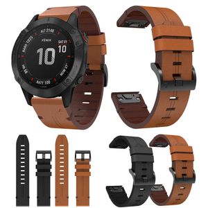 Quickfit Wristband for Garmin Fenix 6x 6 Pro 22mm 26mm Tactix Delta Watch Band Easyfit Watchband for Fenix6/5/5x Leather Strap H0915