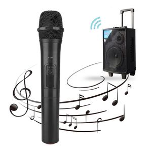 Soonhua UHF Kablosuz El Mikrofon Ses Amplifikatörü Usb Alıcı Karaoke Kilisesi Performanslı Evrensel Mikrofonlar