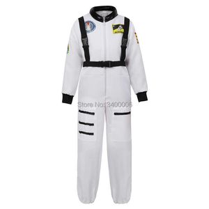 Костюм астронавта для детских комбинезон роль игра для мальчиков девочек подростки малыши детский астронавт космический костюм Хэллоуин белый косплей Q0910