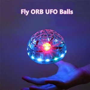 Fly Orb Bluedio UFO Topları Uçan Oyuncak Mini Helikopter RC Drone Kızılötesi El Kontrollü Algılama Uçak Sensörü Indüksiyon Oyuncaklar 211104