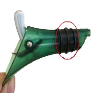 1500pcs Bar Tools White Red Wine Aerator Aerator Cap Putle Puller Puler с силиконовым уплотнением.