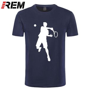 REM Tee Serin Tenis Oyuncu Baskılı erkek T-Shirt Moda Yüksek Kalite Marka Komik Moda Raglan Kısa Kollu Üst Tshirt 210716