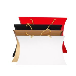 Hediye sargısı toptan zarif saç peruk paketi yastık kutusu özel logo bakire ürün kutuları diy giysiler elbise paketleme kartonu