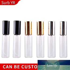 Toptan 10 ml Taşınabilir Cam Doldurulabilir Parfüm Şişesi ile Alüminyum Atomizer Boş Parfum Kılıf Gezgin