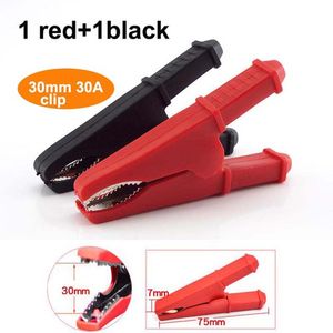 Alligator Clip Tools 10A 20A 30A 30A 50A Crocodile Repair Kit Adtapter 2 мм 4 мм Banana Plug Probe Clip-On для мультиметра Pen Test Wead Cable