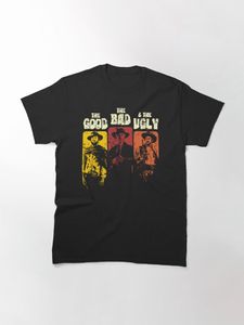Erkek T Shirt The Good Bad And Ugly Men TShirt Komik Baskılı Şort Kollu Moda Casual Tees Tops Marka Unisex Giyim