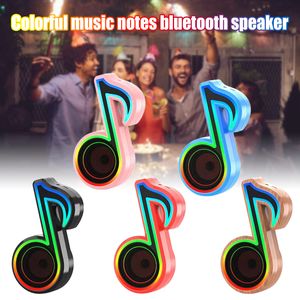 RGB блики Bluetooth динамик мини портативный музыкальный ноты динамика для креатических подарочных компьютерных телефонов звуковое оборудование JHP-BEST