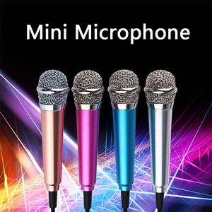 Mini Jack 3.5mm Stüdyo Lavalier Profesyonel Mikrofon El Mikrofon Cep Telefonu Bilgisayar Karaoke HT001 Için Yüksek