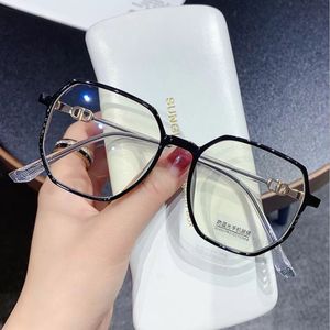 Gözlük kadın Kore tarzı trendy okul kız optik çerçeve anti-mavi ışık 6 renkler