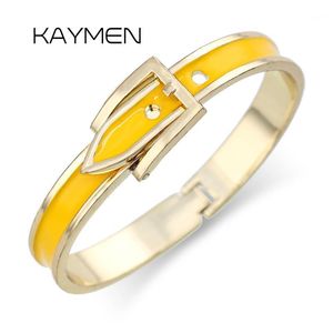 Moda Genişletilebilir Emaye Boyalı Kadınlar İçin Açık Bilezik Kızlar Renkli İfade 5 Renk 3087 Bangle