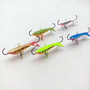 1 ADET Marka Kış Buz Jig 6 cm 9.1g Balıkçılık Cazibesi Yapay Bait Leurre Balancı Balıkçılık Sazan Walleye Pike Perch 856 Z2