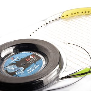 1.25mm Tenis Dize 4G Polyester Eğitim Raketi Dize 200 M Reel Spor Spor Açık Siyah Renk