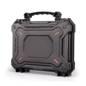 12.6 Inch Outdoor Tactical Safety Sealed Tool Box Gear Storage Box Equipment Toolbox Suitcase Shockproof w Foam CarryingCase FREE Customs Fees