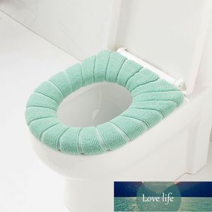 1 Parça Katı Kış Klozet Kapak Düz Renk Tuvalet Oturan Yastık Elastik Banyo Koltuk Kılıfı Anti-Kirli Kapak Tuvalet Fabrika Fiyat Uzman Tasarım Kalitesi