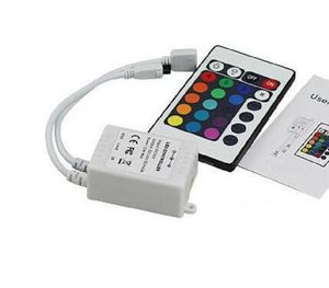 24 контроллера клавиш IR Удаленный контроллер для RGB SMD 3528 5050 5630 Светодиодный гибкий освещение полоски лента 300 светодиодов Dimmer CE Rosh