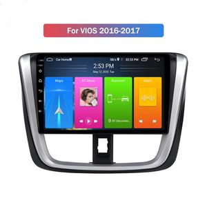 Android 10,0 VIOS 2016-2017 için GPS Navigasyon Sistemi ile Araba DVD Oynatıcı, Çizgi Multimedya Radyo