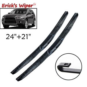Erick's Hybrid Wiper Blades For Mitsubishi Outlander MK2 2007 - 2012 Windshield Windscreen Front Window 24"+21"