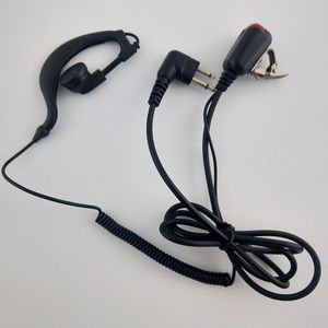 Walkie talkie movement soft m head red light curve 912 ear cable earphone cable spring earphone cable