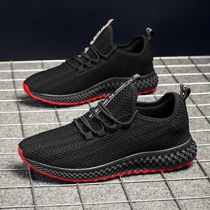 Bayan Erkekler Spor Eğitmen Boyutu 45 Koşu Ayakkabıları Nefes Örgü Sarı Kırmızı Siyah Beyaz Mavi Yeşil Düz Koşucular Sneakers Kod: 19-F500