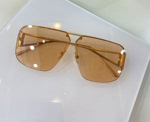 1065 Gold/Yellow Shield Óculos de Sol Piloto Grande Máscara Óculos de Sol Grandes Esportes Óculos de Sol para Mulheres Masculinas Qualidade Superior com Caixa