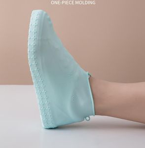 Домохозяйки Открытый противоскользящий водонепроницаемый плащ набор набор дождевиков Обувь для обуви Обувь крышка Вода Играть туфли латекс и доказательство