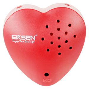 Диктофон EKSEN Heart, 30-секундный диктофон для мягких игрушек, плюшевых игрушек и т. д. Звуковая коробка для детских голосовых подарков.