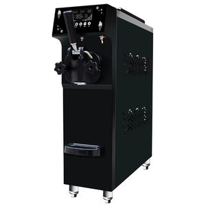 Ticari Hızlı Soğutma için Yumuşak Dondurma Makinesi İngilizce Çalışma Sistemi Tek Baş Masaüstü Otomat