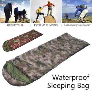 Sleeping Bags Camping Ultralight Bag 4 Season Warm Waterproof Lazy Envelope Backpacking For Outdoor Traveling Hiking