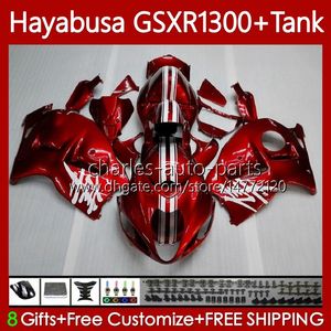 Кузов для Suzuki Hayabusa GSXR 1300 CC GSX-R1300 GSXR-1300 96-07 74NO.0 1300CC GSXR1300 96 97 98 99 00 01 GSX R1300 2002 2003 2004 2005 2006 2007 Caseing Metallic Red