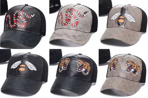 Приталенные шляпы бейсболки Casquette Sun Hat Classic Snake Tiger Bee Cat Canvas с изображением для мужчин и женщин