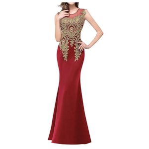 Günlük Elbiseler Kapalı Omuz Altın Pullu Parti Bodycon Elbise Kadınlar Uzun Akşam Balo Örgün Balo Nedime Mermaid Boncuklu Robe