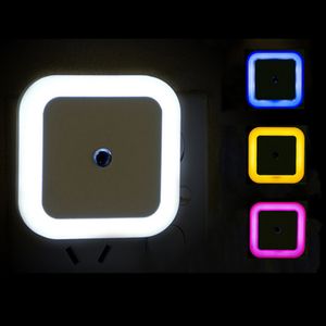 Wireless LED Night Light Sensor Освещение мини EU US US Plugs Nights Lights Лампы для детей Детская гостиная спальня лампы освещения 5.0