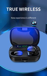 Bluetooth Kablosuz Kulaklık HB-LX Güzel Degrade Renkler TWS Su Geçirmez Spor Kulaklık Kulaklık Kulakiçi LED Şarj Kılıfı