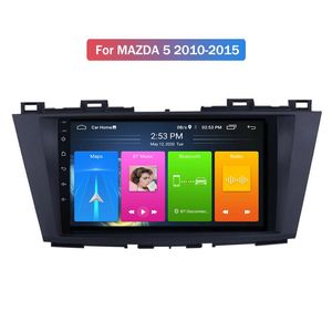 Dokunmatik Ekran Iki DIN MP5 Araba DVD Oynatıcı Mazda 5 2010-2015 Otomatik Kafa Ünitesi ile GPS Bluetooth