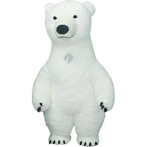 Mascote boneca traje inflável polar urso mascot traje animal adulto festa vestido vestido roupa publicidade carnaval halloween xmas