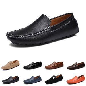 Erkekler Rahat Ayakkabılar Loafer'lar Espadrilles Kolay Üçlü Siyah Beyaz Kahverengi Koyu Gri Işık Tan Bej Ordu Yeşil Maun Erkek Sneakers Açık Koşu Yürüyüş Renk # 9