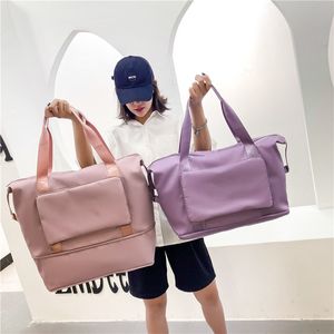 Новая Большая Емкость Складные Путешествия Водонепроницаемая сумка Tote Drave Duffle Сумки Многофункциональные Женщины Путешествия Dropshipping