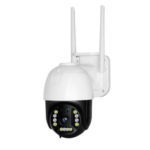 PTZ Speed ​​Dome 1080p IP Kamera 2MP Dış Mekan Kablosuz Kameralar 12 PCS LED 30M İki Yolcu Ses CCTV Gözetim