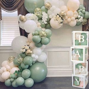 Doğum Günü Balon Garland Kemeri Kit Happy Party Dekorasyon Bebek Duş Erkek Kız Düğün Sevgililer Malzemeleri 220225