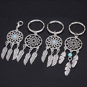 Mini Car Keyring Handmade Dream Catcher Home Decor Fearchain Перо Ювелирные Изделия Сердечника Дунцензера Подвеска Стена Висит