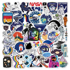 50 adet Karışık Uzay Explorer Galaxy Çıkartmalar 2 Grup Spaceman Roket NASA Sticker Kaykay Gitar Araba Laptop Pad Bisiklet Motosiklet PS4 Telefon Bagaj Çıkartmaları