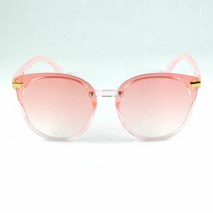 Дети над размером кошка глаза солнцезащитные очки милые модные очки простая чистая рамка крышка негабаритные зеркальные линзы исправления заклепок