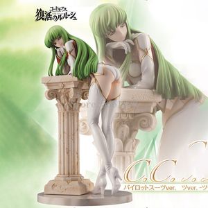 19cm Anime Figure Kodu GEASS: SRECHING CC Pilot Suit Ver'in Lelouch'ı. Action Figure Oyuncaklar CC Seksi Kız Heykelcik Bebek Hediye X0503