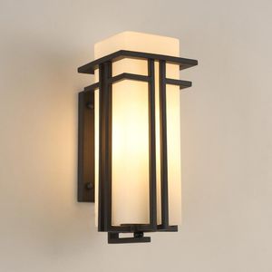 Lampada da parete per esterni a Led Semplice e moderno Cortile creativo Cortile cinese Balcone esterno impermeabile