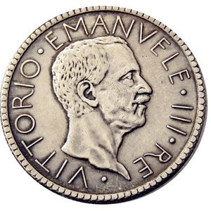 İtalya 20 Lire 1927/1928 R 2 ADET TARİHİ seçti zanaat gümüş kaplama kopya coinshome dekorasyon aksesuarları