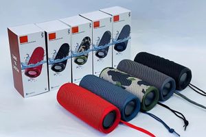 2023 JHL F6 F LIP Alto-falante Bluetooth Coluna de arte em tecido Alto-falante sem fio Altavoz BT Alto-falantes AUX USB Rádio FM woofer caixa de som IPX4 à prova d'água Boombox ao ar livre