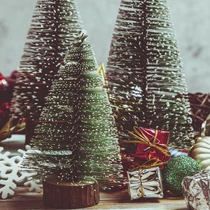 Noel Süslemeleri Zerolife Ahşap Noel Ağacı Mini DIY PROGROGRA'lar Santa Claus Merry 2021 Noel Natale Mutlu Yıl 2022