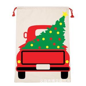 Рождественская сумка Большие Santa Sacks Высокое Качество Drastring Холст Клаус Сумки Фестиваль Подарочная Корзина для Детских Рождественских декор DH2754
