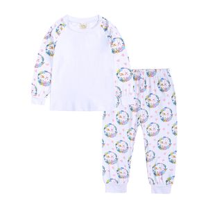 Çocuk Ev Giyim Giyim Çocuk Pijama Setleri Erkek Kız Gece Suit Pamuk Pijama Gecelikler Uzun Kollu Giyim 2-16Y