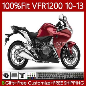 Honda VFR1200F Crosstourer VFR 1200 RR CC F Candy Kırmızı X VFR1200 10 11 12 13 76NO.43 VFR1200RR VFR-1200 2010 2011 2012 2013 VFR1200X 10-13 VÜCUT VÜCUTLARI